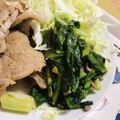 ＊ｎｏａ＊”'s cooksnap of when they made 小松菜☆豚ひき肉丼.