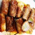 みゆぶら's cooksnap of when they made 長ネギの豚バラ巻き甘辛ごま照り焼き.