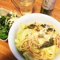 でらこ's cooksnap of when they made ふきのとうのパスタ.