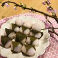 ゆさKitchen's cooksnap of when they made レンジで簡単30分でできる道明寺の桜餅.