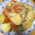 しゅんのま's cooksnap of when they made 肉ナシ！油揚げで肉じゃが風.