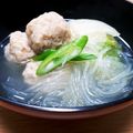♡こもれび♡'s cooksnap of when they made 鶏団子と白菜と春雨のスープ.