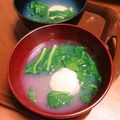 チコリママ's cooksnap of when they made 小松菜とホタテ貝柱のすまし汁.