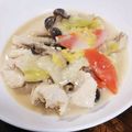 もいこ196482's cooksnap of when they made 鶏胸肉と白菜の酒粕味噌煮込み♪.
