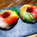 ちゃちゃまる26's cooksnap of when they made ハロウィンクリスマスに寿司リースドーナツ.