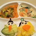イエローバード's cooksnap of when they made キャラ弁初級者向け！雛祭りにお雛様弁当！.