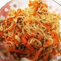肉好き母's cooksnap of when they made にんじんと白滝のきんぴら.