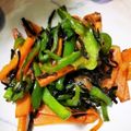 こまこま子's cooksnap of when they made お弁当に☆人参とピーマンの塩昆布炒め.