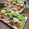 まり餅's cooksnap of when they made 海老とアボカドのサラダ風ちらし寿司.