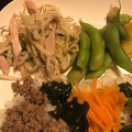 めいちママ＊'s cooksnap of when they made 魚肉ソーセージとモヤシのマヨ味噌和あえ.