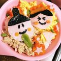 アイス大好き♡'s cooksnap of when they made ひな祭りキャラ弁♪お雛様おにぎり.