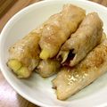ゆうちゃんシェフ's cooksnap of when they made おさつで食物繊維！あまから肉巻き.