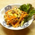 ぱんぷきんキッチン's cooksnap of when they made ポリポリ食感、人参と挽肉のポン酢炒め.