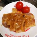 ももも02's cooksnap of when they made しょうが焼き(とんかつ用肉ver.).