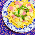 ふたごゆき's cooksnap of when they made ひな祭り＊お花畑の洋風ちらし寿司.