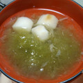 タルタルチキン南蛮's cooksnap of when they made 白だしを薄めるだけ♪とろろ昆布のお吸い物.