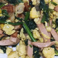 utn's cooksnap of when they made ほうれん草と炒り卵.