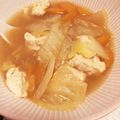わたしのともだち's cooksnap of when they made ズボラ女子が作るつくねと白菜の和風スープ.