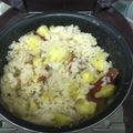 yukis2s's cooksnap of when they made 鳴門金時のしっとりホクホクさつまいもご飯.
