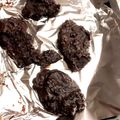 もたーぬ's cooksnap of when they made 焦げたクッキー救済❤️もっちりチョコバー.