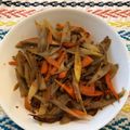 クックE9HTI0☆'s cooksnap of when they made 基本のキンピラゴボウ♪簡単フライパン.