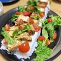 Sac’HiNa's cooksnap of when they made 照り焼きチキンのカラフル押し寿司.