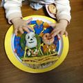 Lurutan's cooksnap of when they made 簡単♪わんわん&うーたん ♪とひな祭り♪.