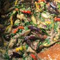 michiyomm's cooksnap of when they made シャキシャキ麻婆ニラなす.