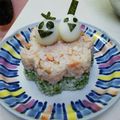 さきべえ's cooksnap of when they made ひな祭りに　お花の「ちらし寿司ケーキ」.