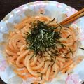 クックH2A4WM☆'s cooksnap of when they made 冷凍うどんで簡単☆釜あげ風たらこうどん.