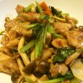 novaimar's cooksnap of when they made 鶏と小松菜のピリ辛炒め.