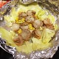 みー＆ろば's cooksnap of when they made 春キャベツとベビーホタテのホイル蒸し.