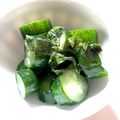 azbjbn's cooksnap of when they made きゅうりと大葉の簡単浅漬け.