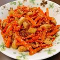 Ｍatu☆Music's cooksnap of when they made 子供も喜んで食べる☆人参の明太子あえ.