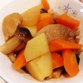 ☆ＩＰ☆'s cooksnap of when they made 鶏の肉じゃが風あまから煮●根菜ゴロゴロ.