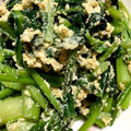 さむとむ's cooksnap of when they made 御殿場小山特産の水かけ菜炒め.