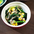 えっぺ★'s cooksnap of when they made ほうれん草とツナとコーンのおひたし.