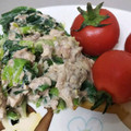 サヨゲ's cooksnap of when they made mサバ缶とほうれん草の味噌マヨ和え.