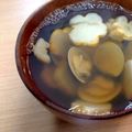 ＫＣゆっこちゃん's cooksnap of when they made お祝い事に♪簡単☆はまぐりのお吸い物☆.