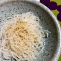 梅乃花おり's cooksnap of when they made 糸コンニャクのごま和え.