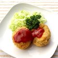 よこ耳ねこ's cooksnap of when they made ブロッコリーたっぷりのコロッケ.