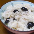 ＪＵＮちゃン's cooksnap of when they made 塩麹de黒豆の炊き込みご飯.