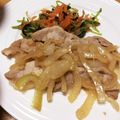ビビ♡'s cooksnap of when they made 豚バラと玉ねぎの生姜焼き.