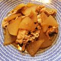 日真莉's cooksnap of when they made レンジ時短で簡単！大根と豚肉の煮物.