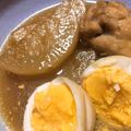 お菓子女子's cooksnap of when they made 大根とホロっと柔らか★鳥手羽元の煮物.