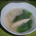 Jock's cooksnap of when they made 菜の花と筍のスープ.