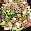 のりともちゅけ's cooksnap of when they made 豚肉とイカの中華炒め.