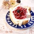 ＊naｰno＊'s cooksnap of when they made チーズケーキ風？！ブルーベリートースト☆.