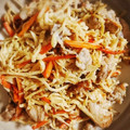 ＯＢＵ's cooksnap of when they made 食感楽しい♪切干大根と豚肉のオイマヨ炒め.
