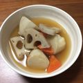 かなぺっちー's cooksnap of when they made さといもとレンコンの煮物.